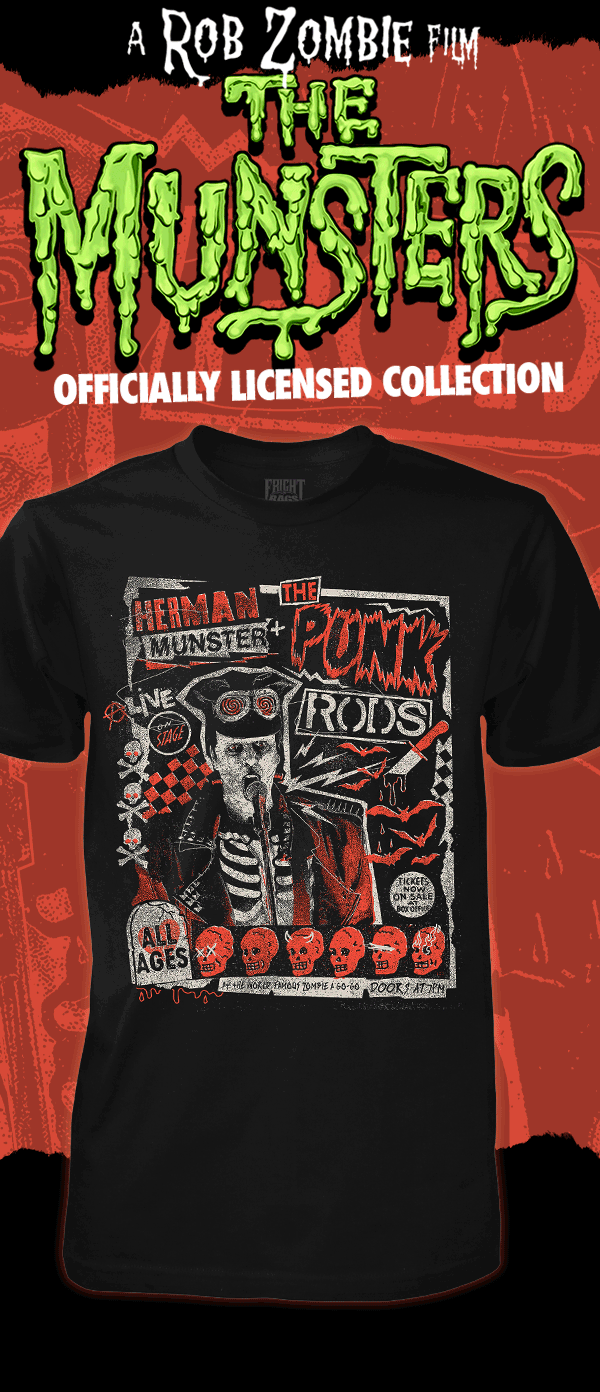 Fright Rags ⚰️💚 Rob Zombie's THE MUNSTERS Collection is Now Available
