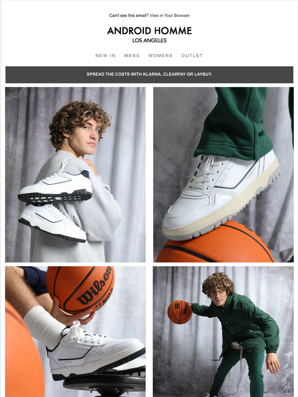 Basket android online homme