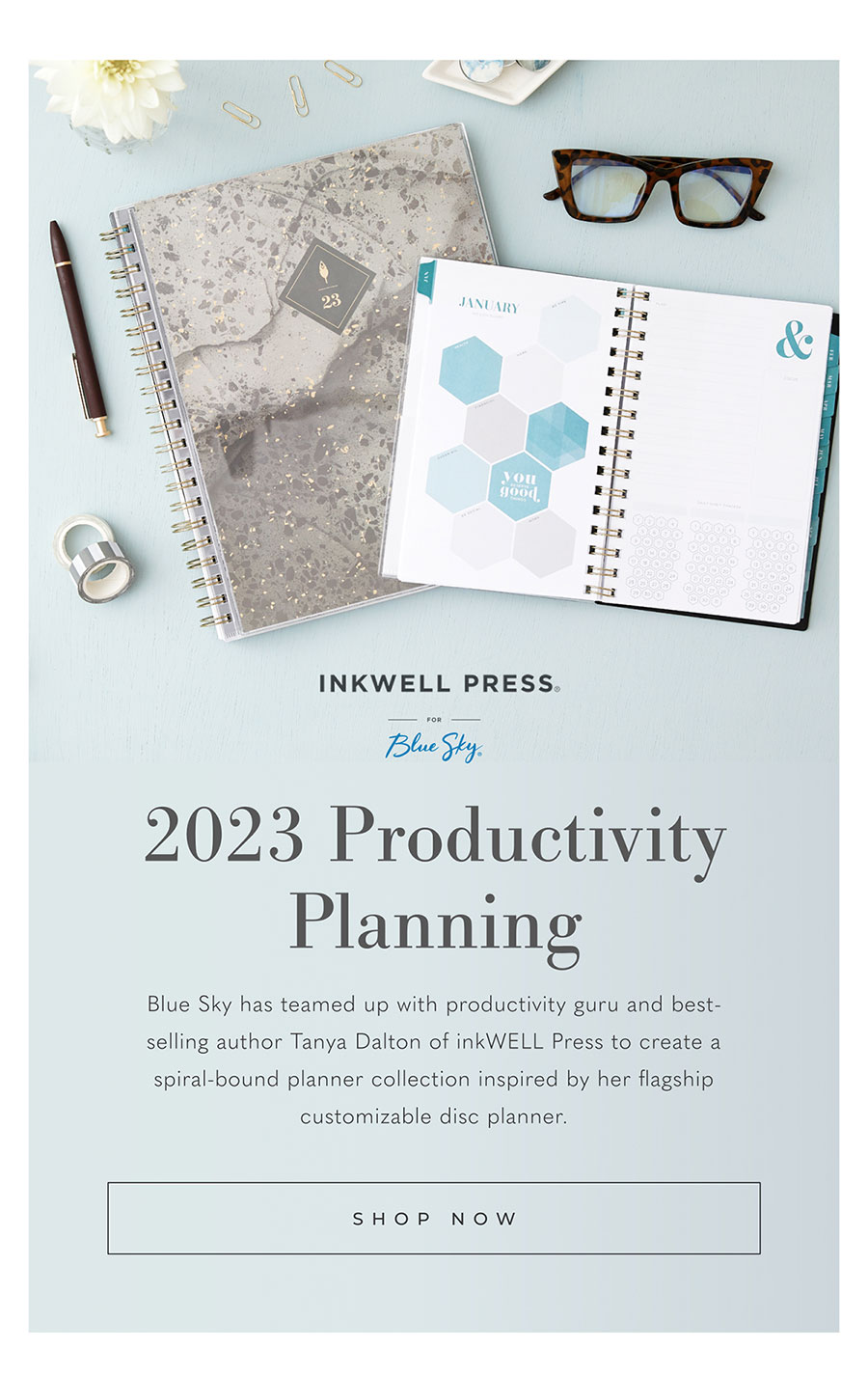 Blue Sky LAUNCH ALERT Rachel Parcell 2023 Planners! Milled