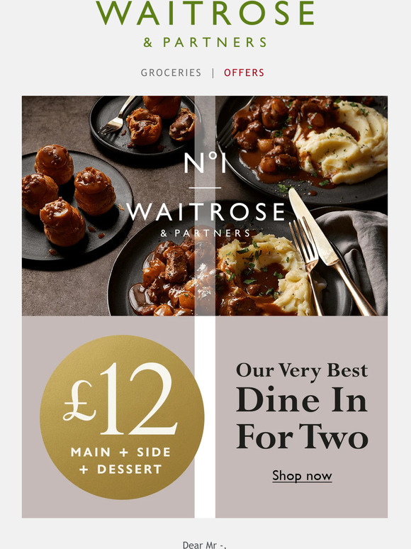 Make it a big night in with our best ever £12 meal deal