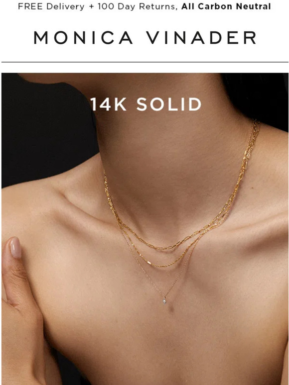 NEW Solid Gold Chains