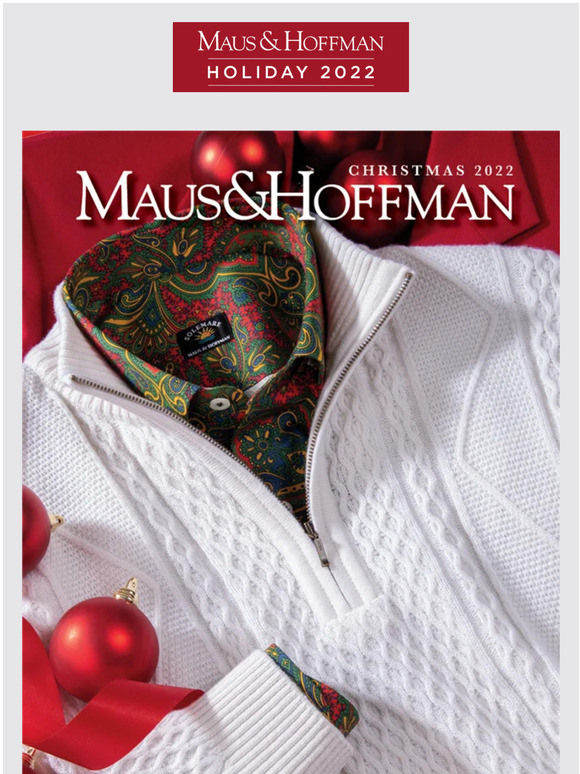Maus & Hoffman The Maus & Hoffman Holiday Collection and Catalog are