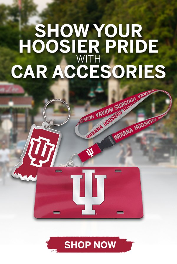 Show your Hoosier Pride with Car Accessories. Shop Now