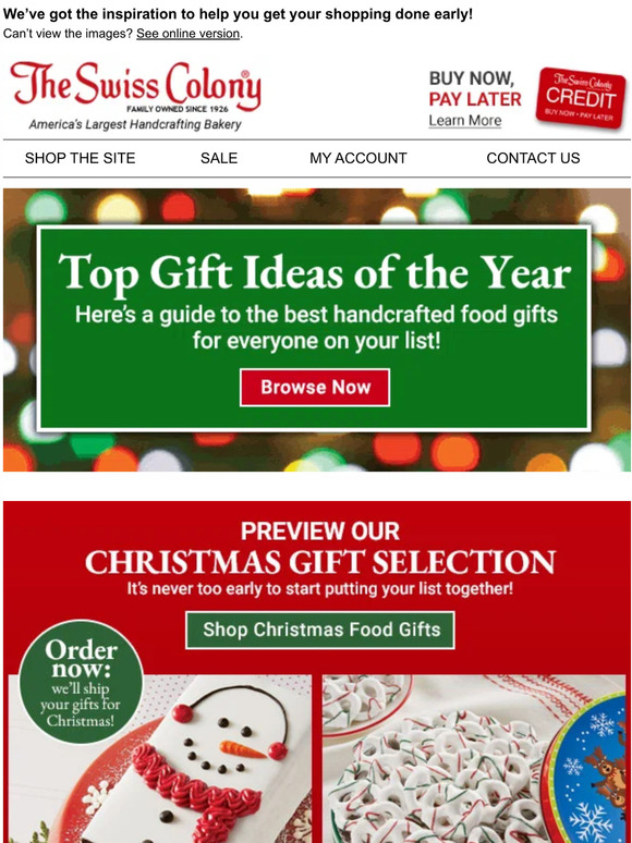 Swiss Colony Your Guide to the Best Gifts of the Season Milled