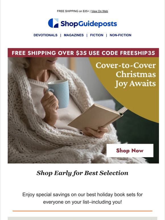 Guideposts: ☃️ Save on Our Best Holiday Book Sets Now! | Milled