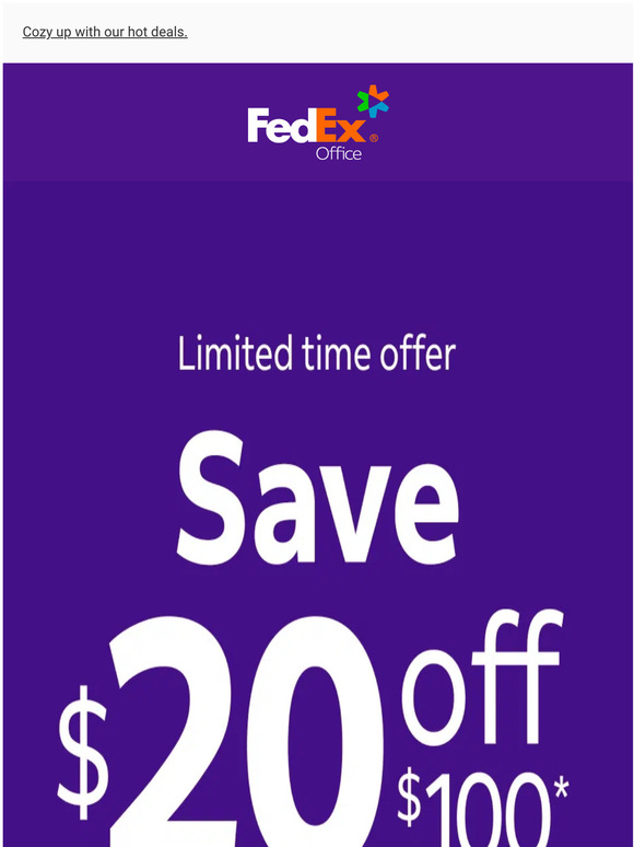 FedEx Office Save up to 30 with FedEx Office Milled