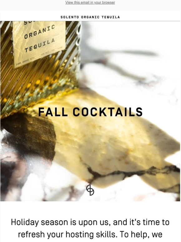 Impress your guests this season 🥃