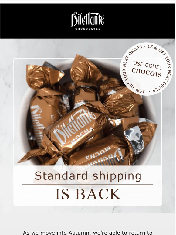 New LOWER Prices for Standard Shipping! 📦 🍫