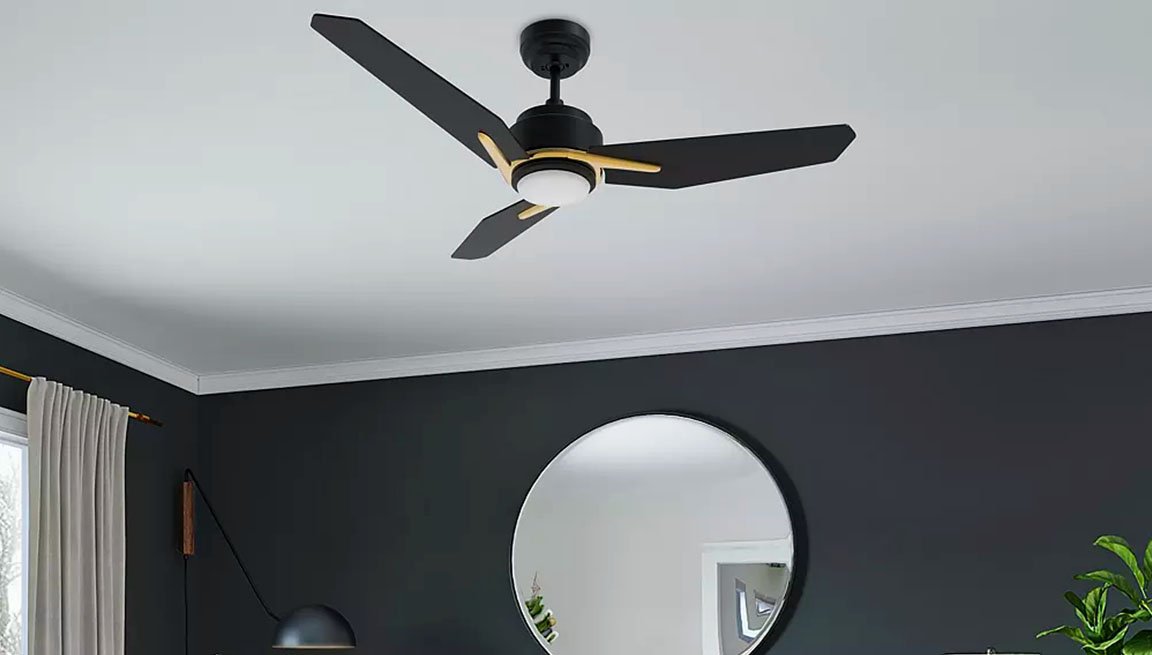 Tracer LED Smart Ceiling Fan by Carro USA.