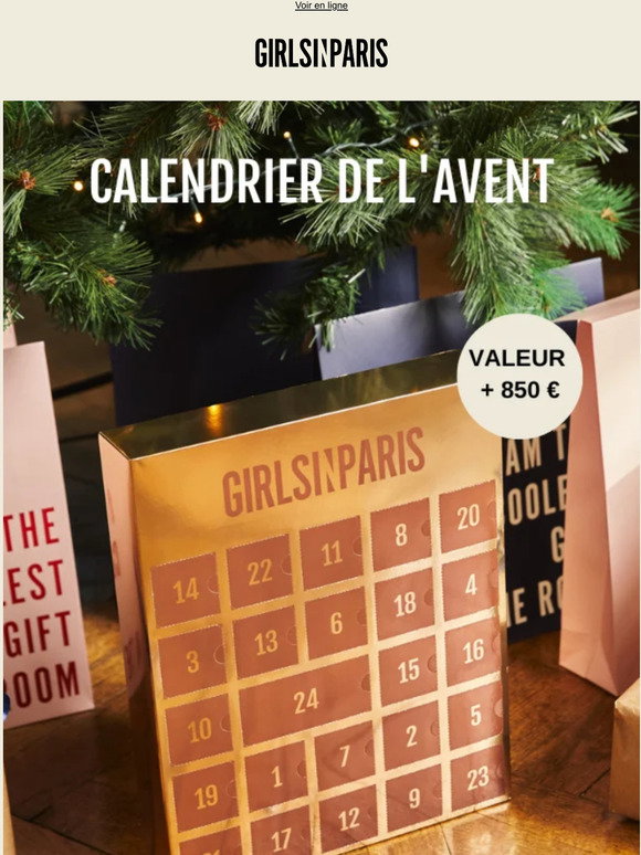 Girls In Paris Calendrier