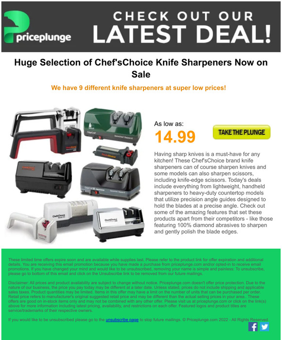 Check out the huge selection of Knife Sharpeners on Sale