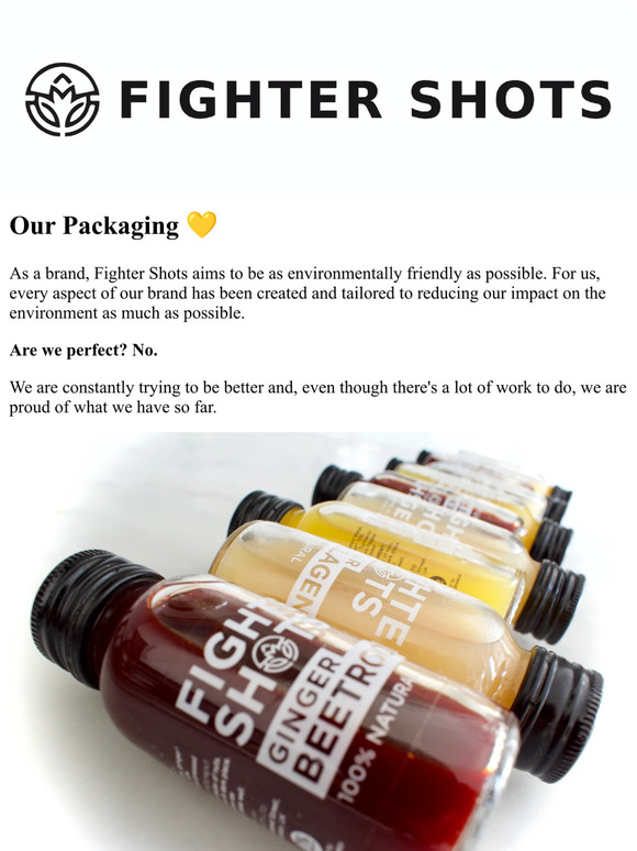 Something We're Proud Of: Our Bottles 💛