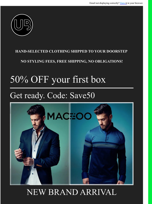 Let Our Stylists Upgrade Your Wardrobe for 50% OFF