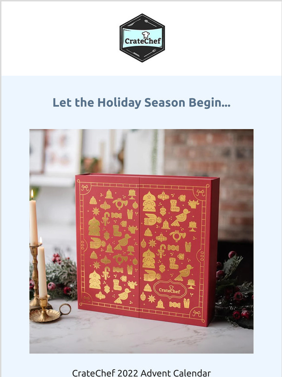 The 2022 CrateChef Advent Calendar Just Went Live!