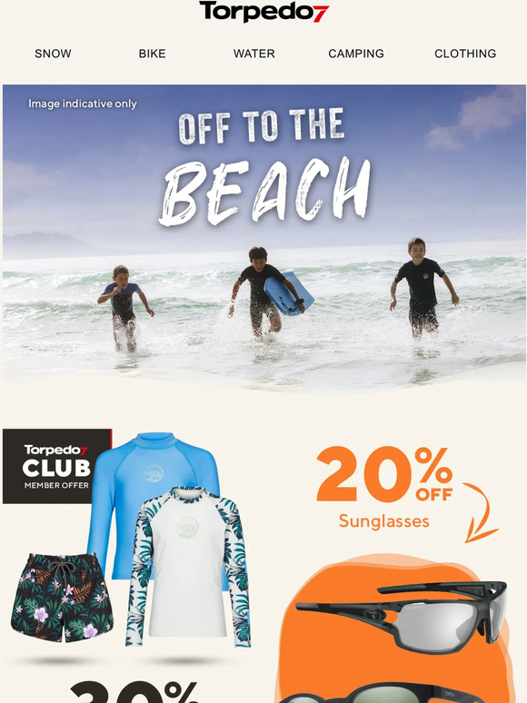 Torpedo7 Australia Heading To The Beach This Long Weekend? 🏖️ Milled