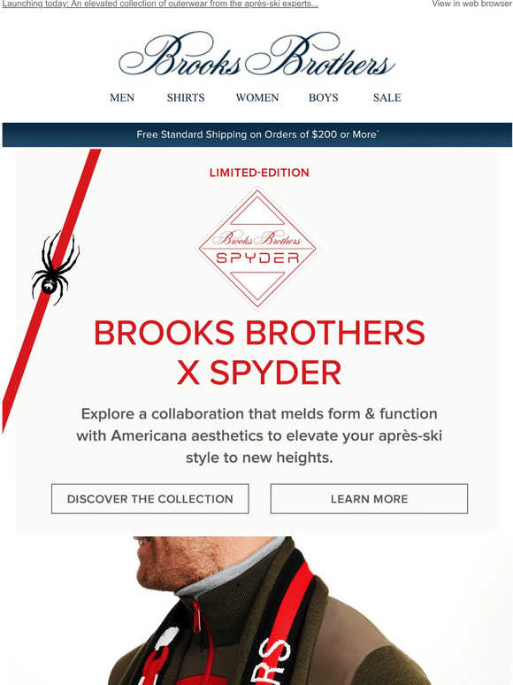 Brooks Brothers Limitededition Introducing Brooks Brothers X Spyder