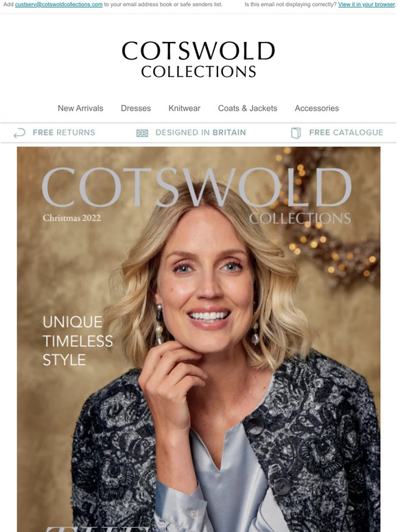 Cotswold Collections NEW ARRIVALS! Christmas 2022 has arrived