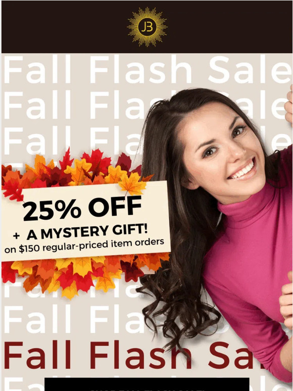 ☕️ Warm up with savings (25% off plus a mystery gift)