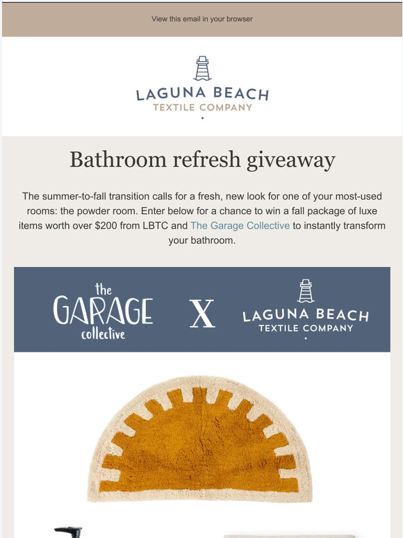 FINAL DAYS: Enter to win a fall luxe package from LBTC and The Garage Collective!