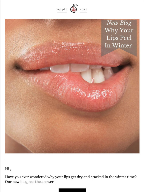 Apple Rose Beauty Why do your lips peel in the winter? Milled