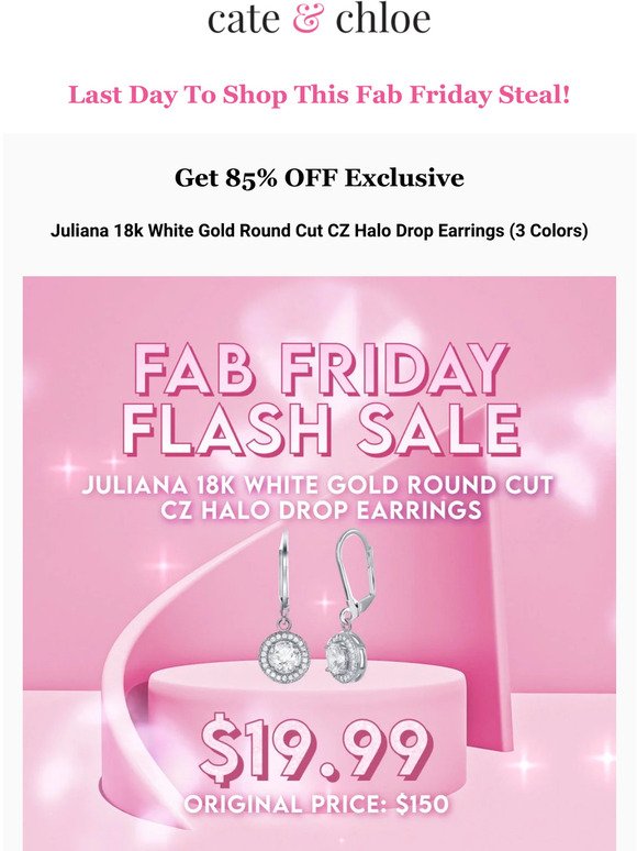 Tick Tock ⏰ This 87% Off Fab Juliana Deal Ends Soon