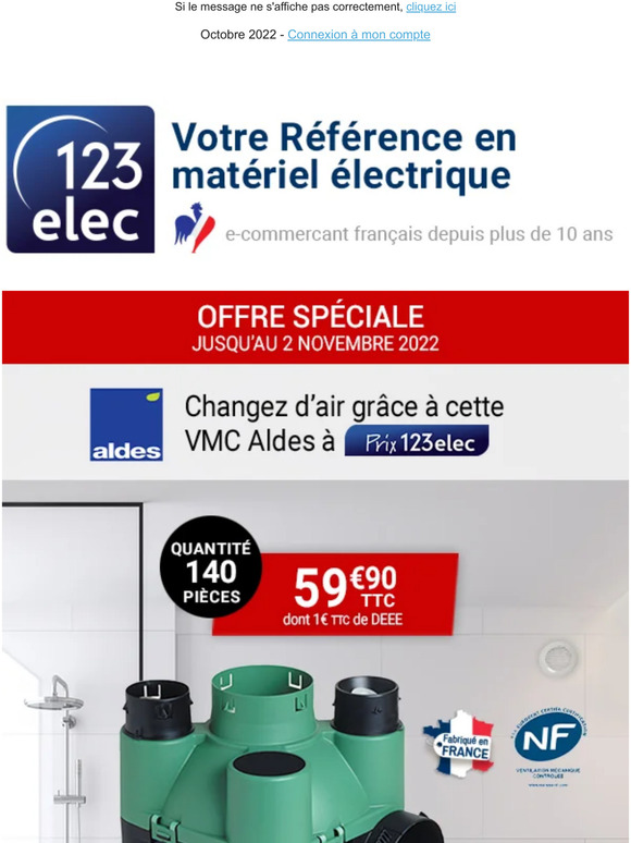 Offre spéciale Aldes