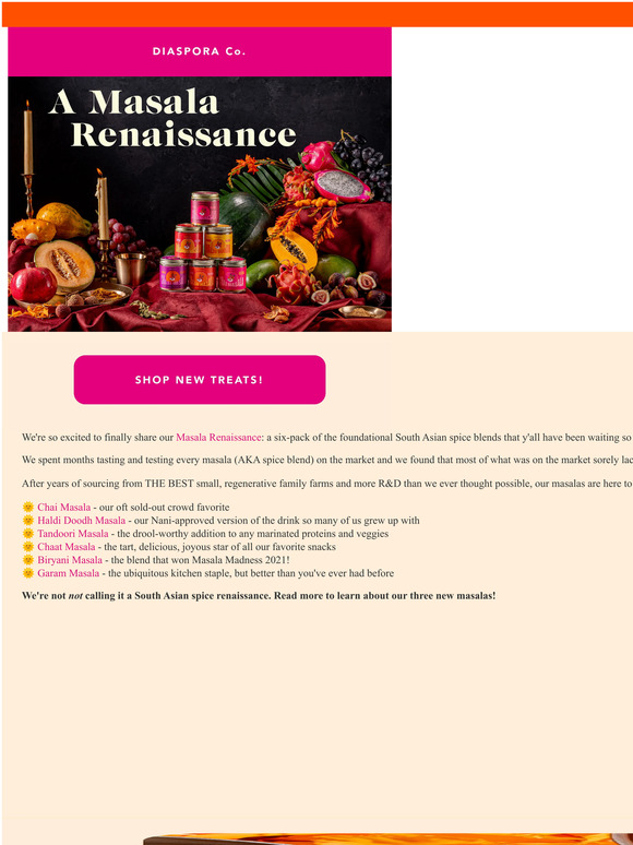 ‘TIS THE SZN: Our new masalas + 2022 holiday gift guide!