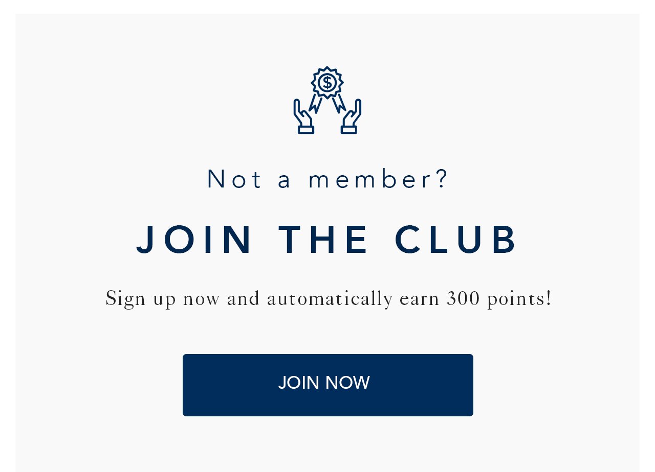 Not a member? | Sign Up Now and earn 300 points