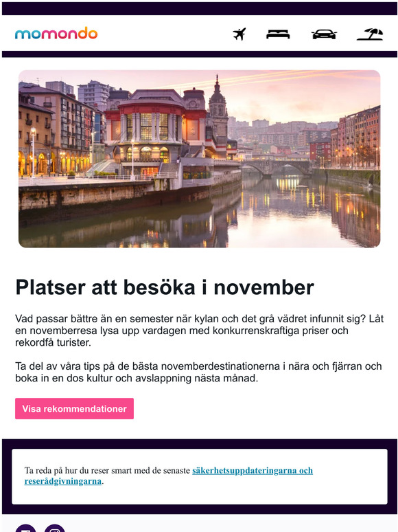 Vill du komma bort i november?