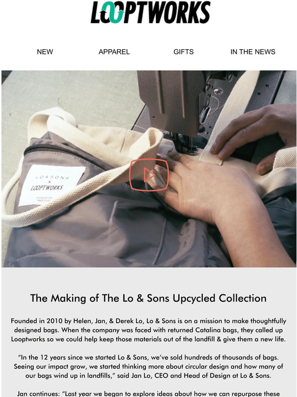 Video: The Making of the Lo & Sons Upcycled Collection