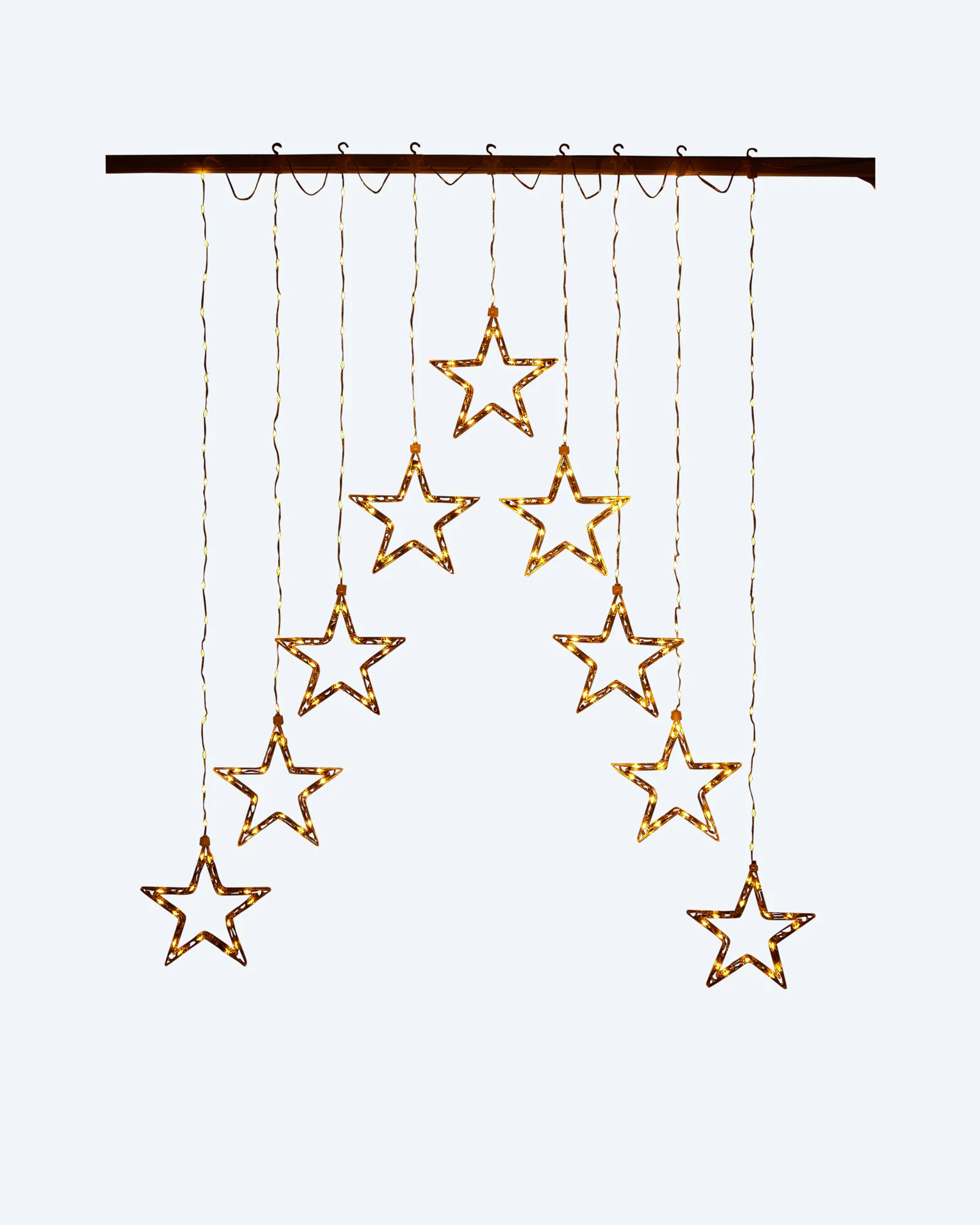 LED-Lichtervorhang Sterne
