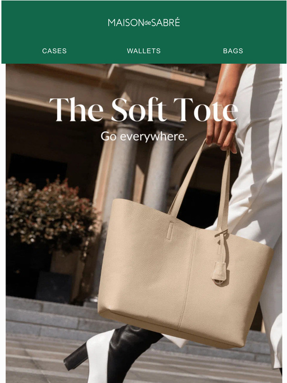 MAISON de SABRÉ: New: The Soft Tote | Milled