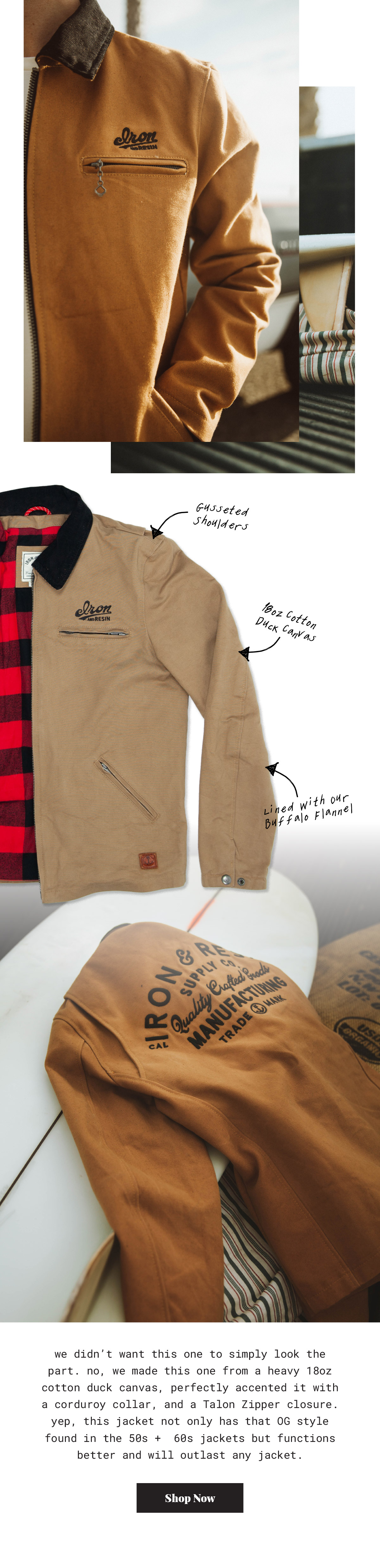 Iron and Resin Our Top Fall Pick Waxed Nautilus Jacket. Milled