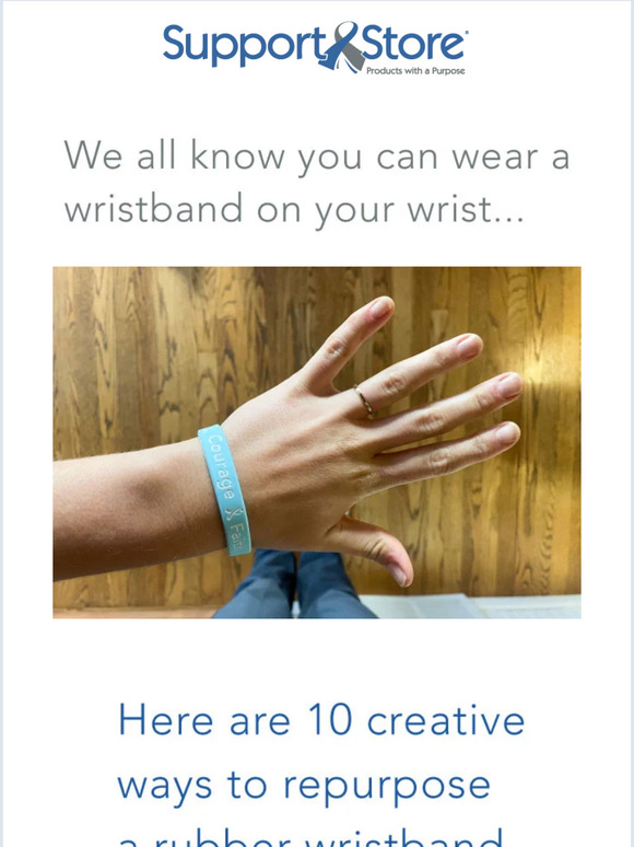 10 creative ways to repurpose a rubber wristband
