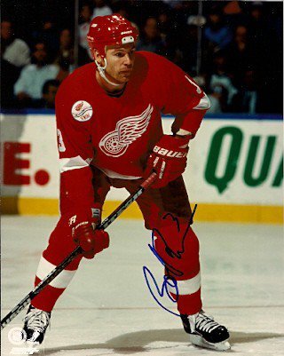Bob Rouse Autographed Signed Detroit Red Wings Photo - Main Line Autographs