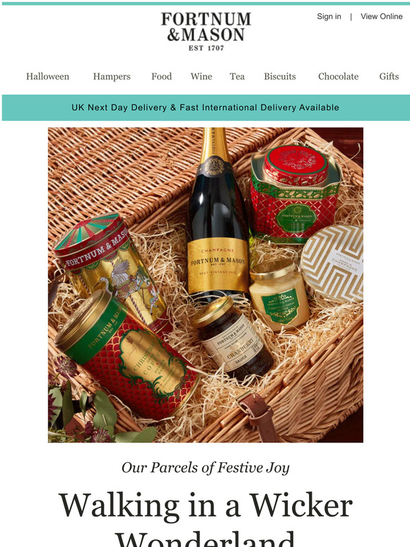 Fortnum & Mason: Step Into a Wicker Wonderland | Milled