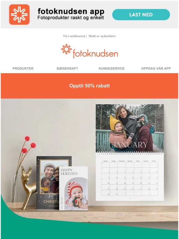 fotoknudsen: 50% rabatt på julekort og kalender &#xd83e&#xdd29  Milled