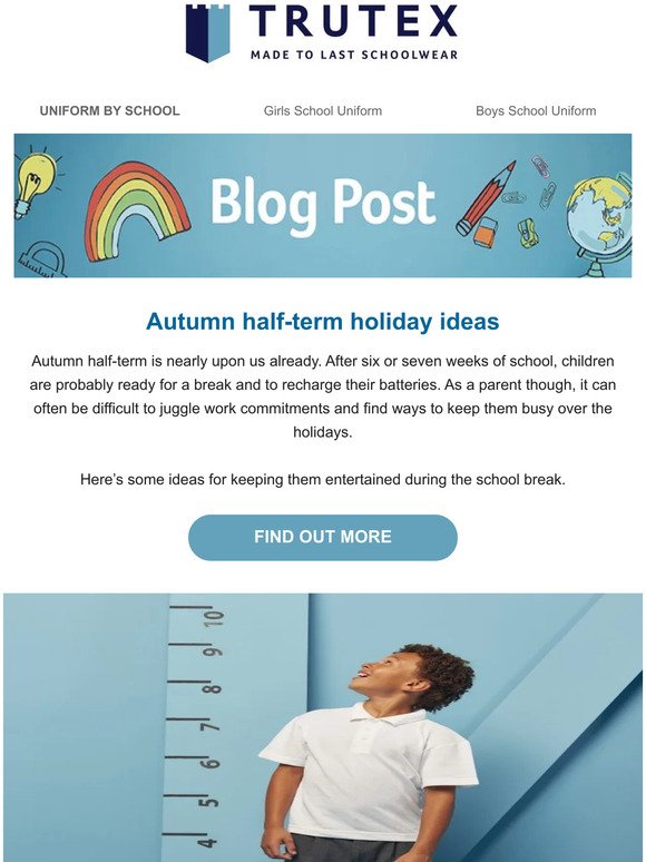 Blog: Autumn half-term holiday ideas