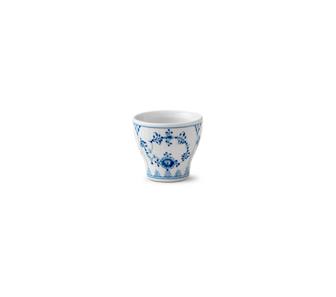 Blue Fluted Plain Egg Cup