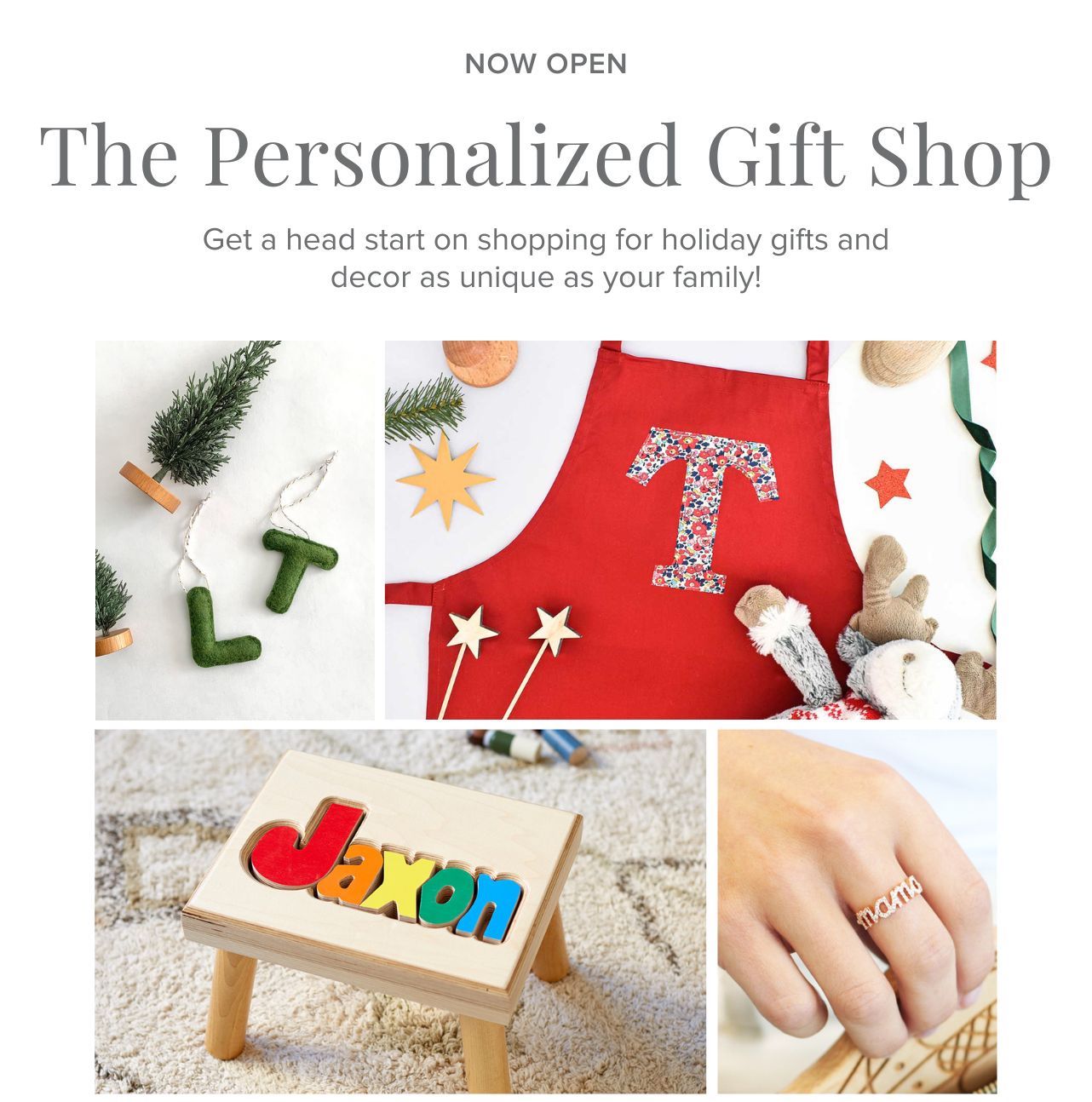 The Tot The Personalized Gift Shop Is Now Open Milled