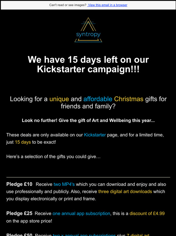 Give the gift of Art and Wellbeing this Christmas 💝