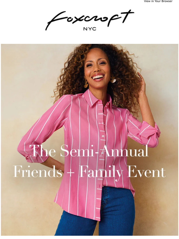 Friends + Family Sale Starts Now!
