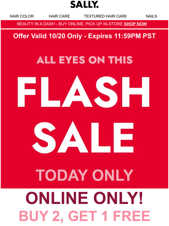 TODAY ONLY! Buy 2, Get 1 FREE Nail Polish - Online Only
