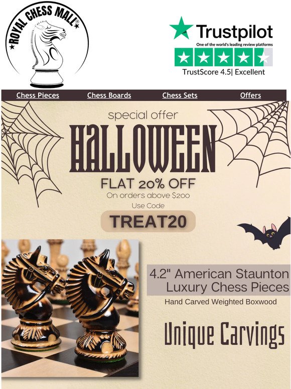 Don’t forget to shop our Halloween Special Sale! Use Code: TREAT20