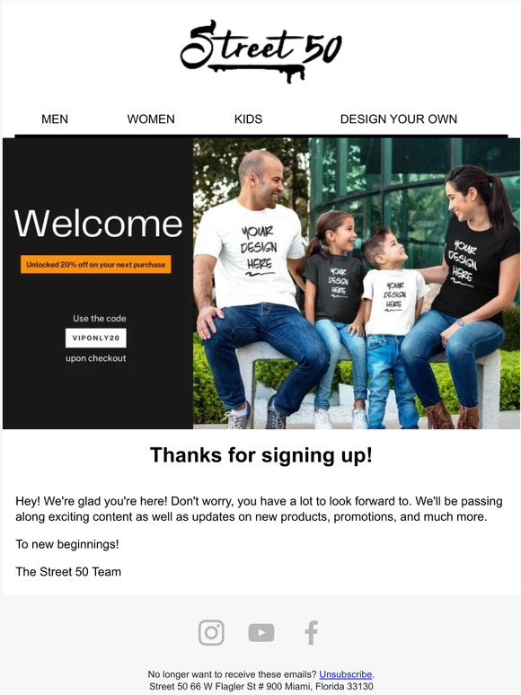 Thanks for signing up!