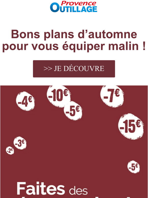 Code Remise Provence Outillage