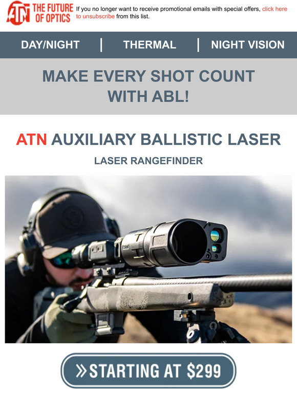 Atn Maker Of Night Vision And Thermal Imaging Smart Scope Combining With Onboard Laser