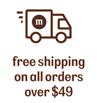 FREE SHIPPING ON $49+