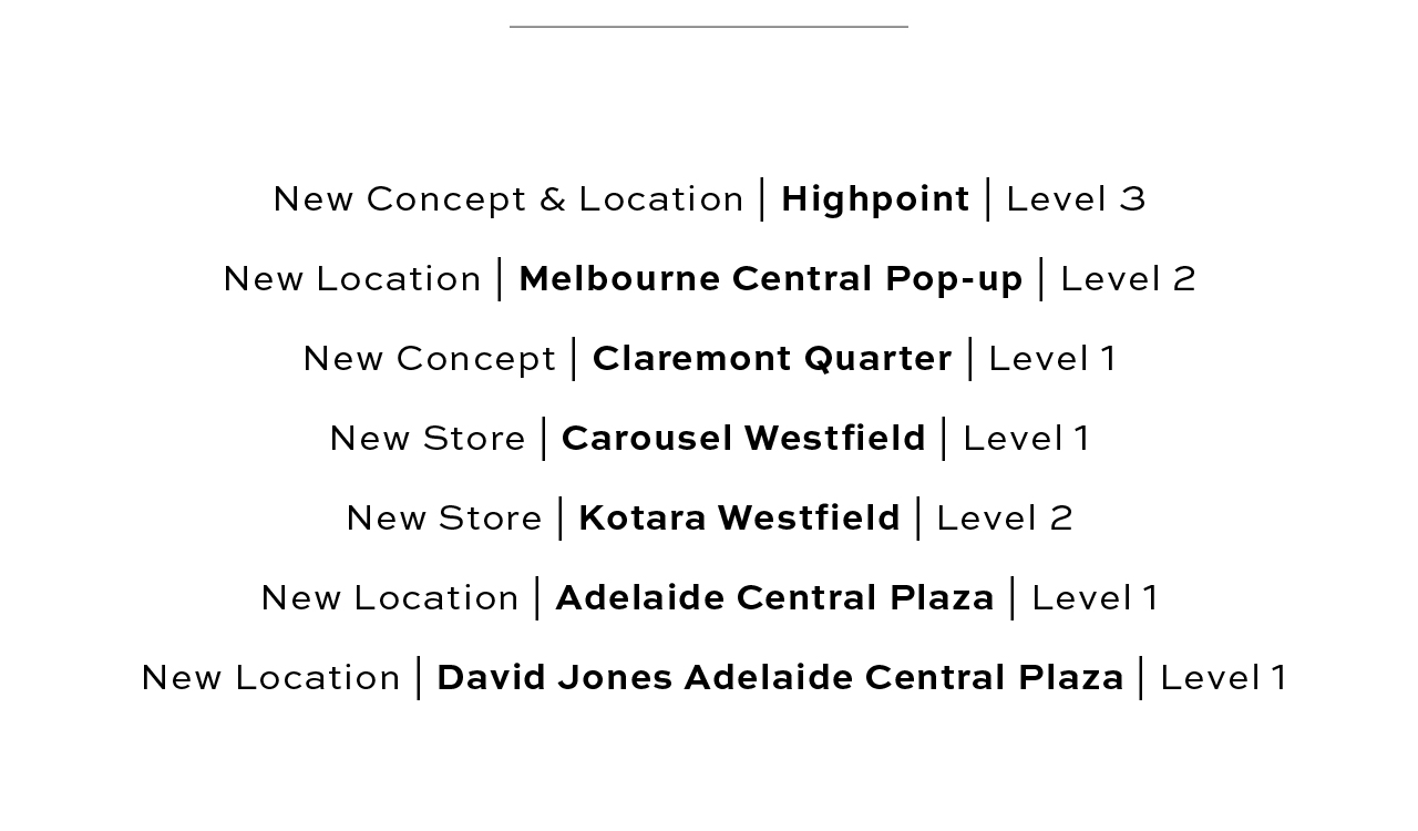 Cue (AU/Asia Pacific) Discover our new stores! Milled