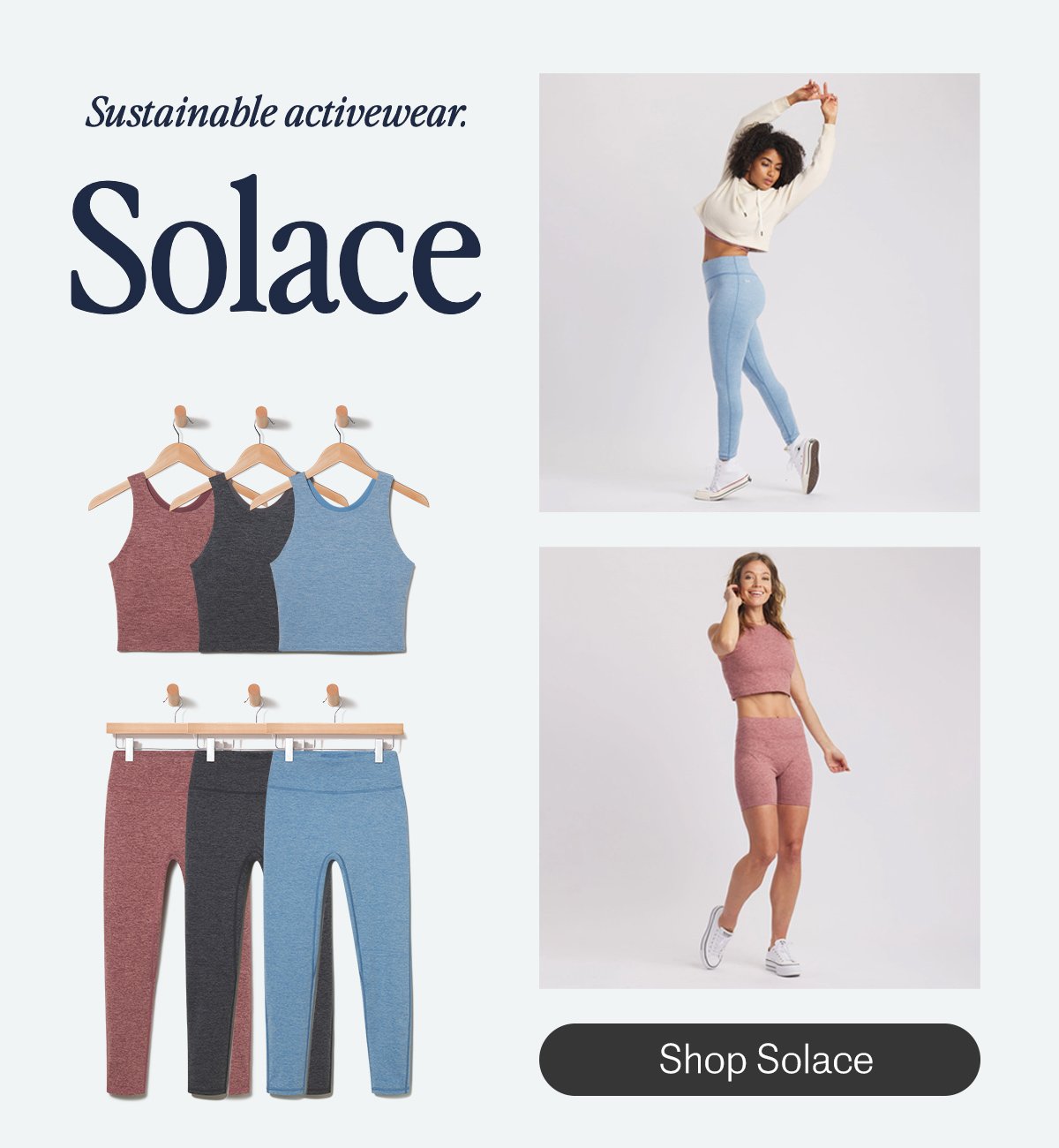 Solace. Sustainable activewear